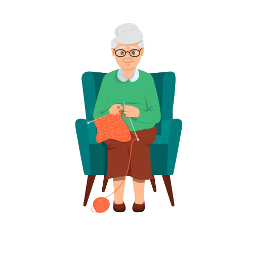 Grandmother handshake